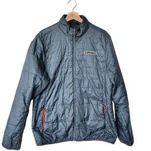 Rhone x Peloton L Full Zip Jacket Inside Pockets Puffer Quilted Insulated